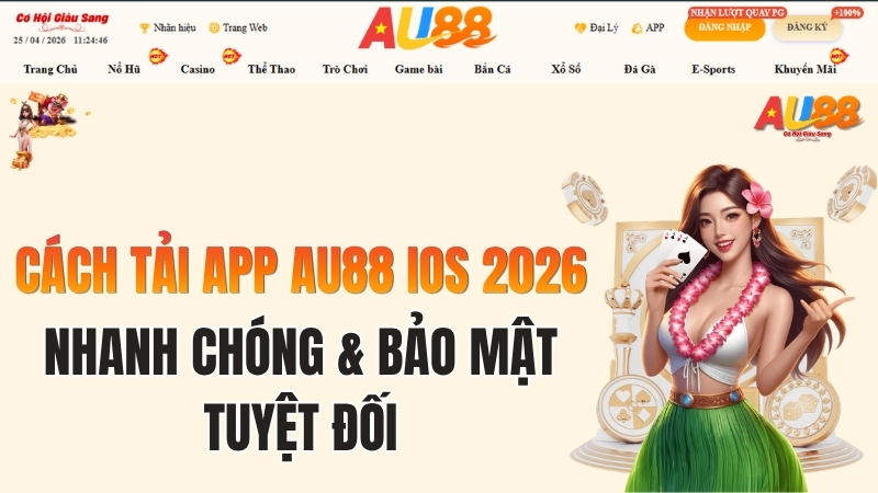 Cách Tải App AU88 iOS 2026: Nhanh Chóng & Bảo Mật Tuyệt Đối